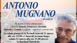 Il cordoglio della marineria termolese per la scomparsa di Antonio Mugnano