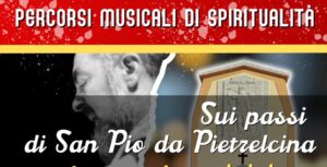 Don Elio in concerto nel “Dono di una reliquia di San Pio” nel gruppo di preghiera a Manfredonia