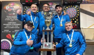 Freccette: “Bar della Vittoria” di San Martino promosso in Serie A